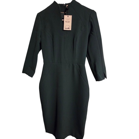 Libbey Dresses & Skirts - Libbey Hanover‎ Green Dress Made in London Size 2 MSRP 225.00